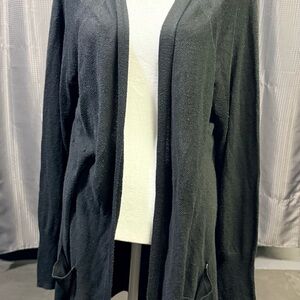 Mossimo Supply Co. Black Open-Front Cardigan